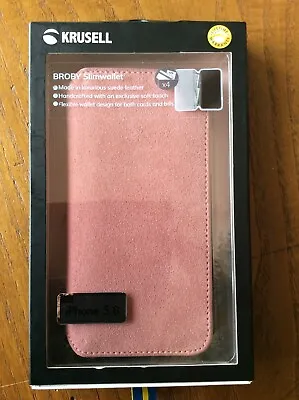 Krusell Broby 4 Card SlimWallet Apple IPhone XS Pink • £5.40
