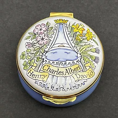 $19.95 • Buy RARE VINTAGE CRUMMLES Enamel Trinket Box PRINCESS DIANA LIMITED EDITION ENGLAND