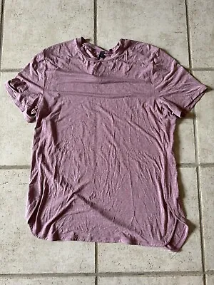 $45 • Buy Lululemon Men’s Balancer Short Sleeve T-Shirt Yoga Heather Velvet Dust Pre-Owned