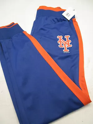 New Mlb New York Mets Mens Mens Joggers Pants Blue/orange Small • $23.39