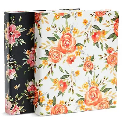 2 Pack Floral 3 Ring Binder With 1.5 Inch Rings 250 Sheet Capacity 11.5x10.5  • $19.89