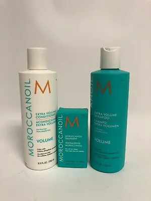 Same Day Ship Moroccanoil Volume Shampoo & Conditioner 8.5fl Oz Duo& Oil 0.85oz • $43.99