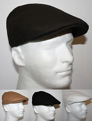 100% Cotton Canvas Men Ivy Cap Gatsby Newsboy Trucker Golf Flat Driver Hat G37 • $14.99