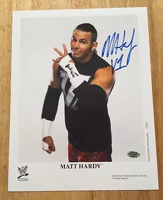 MATT HARDY V1 Signed Autograph 8.5x11 Photo WWF WWE TNA BROKEN With Hologram COA • $23.99