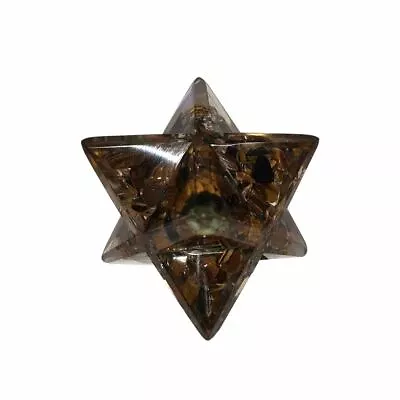 Orgonite Merkaba Star Tiger's Eye • £22.90