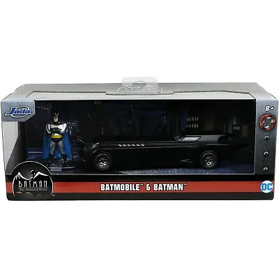 Jada Toys Batman Animated Series Batman And Batmobile 1:32 Diecast NEW IN STOCK • $18.99