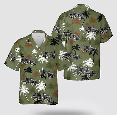 US Army M534 Medium Wrecker Hawaiian Shirt - Gift For Adults & Men • $24.95