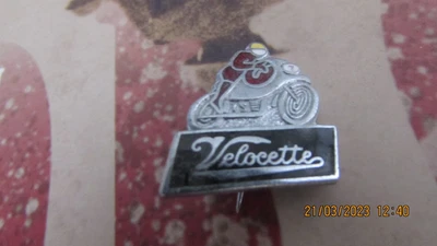 £10 • Buy Vintage Collectable Enamel Velocette Motorcycle Badges