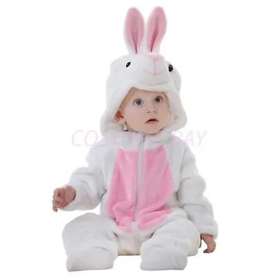 Kids Toddler Baby Animal Kigurumi Onesie Jumpsuit Infant Hooded Cartoon Pyjamas • $39.95