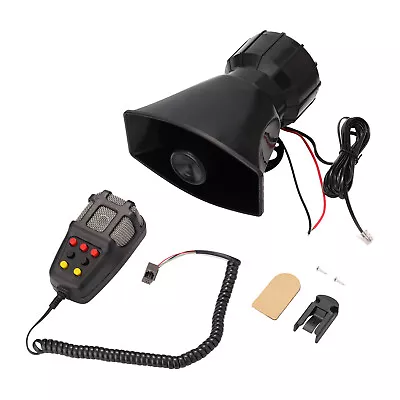 7 Tones Car Truck Alarm Speaker PA Siren Horn Warning Microphone System D1O1 • $17.49