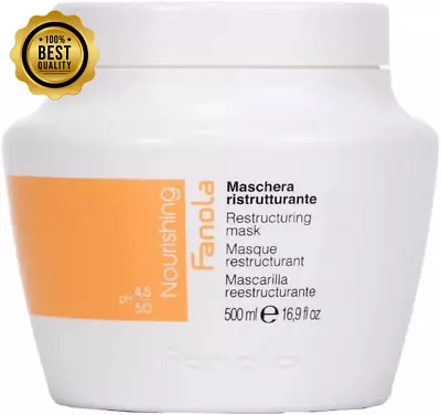 Fanola Restructuring Mask Nourishing And Detangling Action For Dry Hair 500 • £9.41