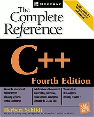 C++: The Complete Reference By Schildt Herbert Paperback Book The Cheap Fast • £7.49