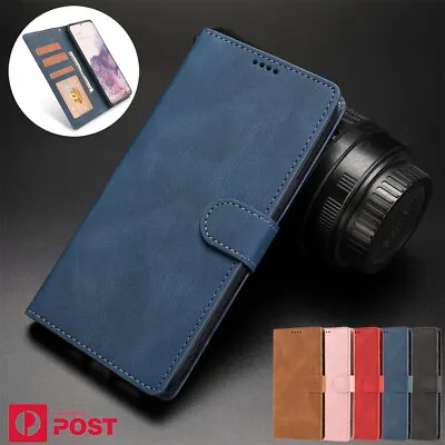 $13.99 • Buy For Samsung S20 FE Note20 Ultra S10 S9 S8 Plus Case Leather Wallet Card Cover