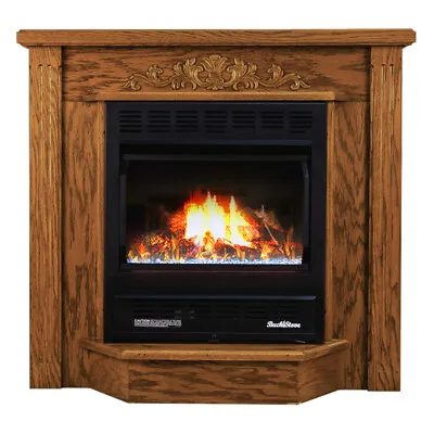 Buck Stove 1127 Deluxe 25K BTU Vent-Free NG/LP Gas Fireplace W/ Blower & Mantel • $1759.40