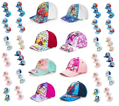 £4.79 • Buy NEW Baby Toddler Kids Boys Girls Character Sun Hat Baseball Velro Adjustable Cap