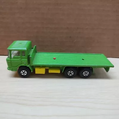 1971 Lesney Matchbox Super Kings K-13/20 DAF Flatbed Truck Green & Yellow • $14.99