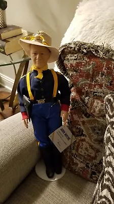 Effanbee John Wayne Collector Doll With Hat. Great Condition! • $45