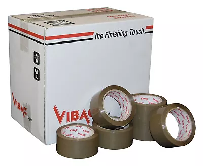 £75.20 • Buy Vibac 832 Buff No Noise Hot Melt Adhesive Tape 48mm X 66m Qty 36 Rolls