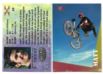 1994 Generation Extreme Card X-Games BMX Bike • $3.59