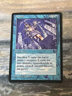 1x Recall Italian Legends Magic The Gathering MTG Old School • $9