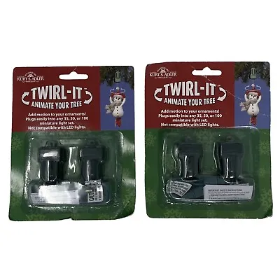 Kurt Adler Twirl-It Motor Pigtails 2 Sets Of 2 Add Motion To Christmas Ornaments • $23.10