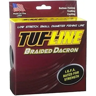 TUF LINE Braided Dacron FISHING LINE 50LB 80LB 150Y 100Y • $25.95