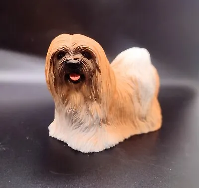 Life's Attractions Lhaso Apso Dog Figurine Carved Decor Vintage Handpainted  • $12.74