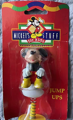 VINTAGE MICKEY MOUSE JUMP UPS TOY In Package Walt Disney Productions • $6