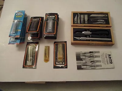 Rare VTG X-ACTO Knife Tool Kit With 2 Handles/8 Blades In Box Plus EXTRA Blades • $49.99