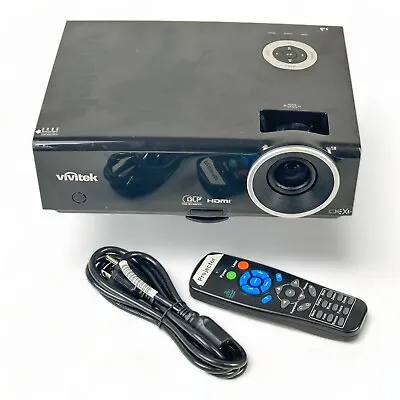 ViviTek D837 DLP Projector Cinema 3200 ANSI HD 1080i HDMI - Only 500 Hours AS-IS • $47.49