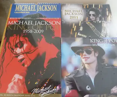 Michael Jackson 4 Sealed Calendars Danilo 2009-10 & 2011 King Of Pop 2010 German • $19.91