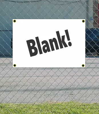 2x3 BLANK White Banner Sign NEW Discount Size & Price Make Your Own DIY Sign • $13.45