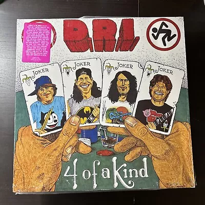 D.R.I. 4 OF A KIND Hype  Sticker Still In Open Shrink 1988 First Pressing Punk • $70