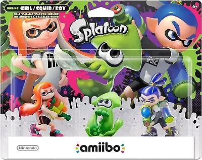Nintendo Splatoon Inkling Triple Set (Inkling Boy Squid + Inkling Girl) Amiibo • $80