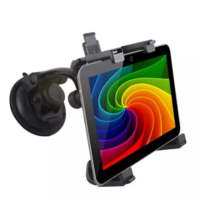 For 7 -10.5  Tablet IPad GPS 360° Universal Car Windshield Holder Desktop Mount • $15.63