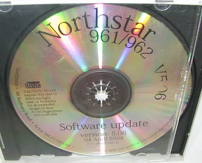 Northstar Marine GPS 961 / 962 Version 5.06 Software Update CD-ROM 04 April 2008 • $19.99