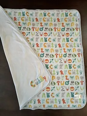 GYMBOREE C Is For Cuddly Caterpillar Baby Blanket Animal ABC Alphabet Letters • $37.95