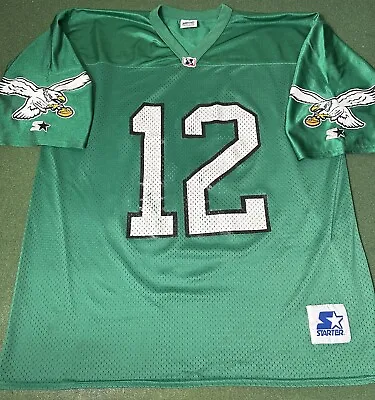 Vintage Randall Cunningham #12 Philadelphia Eagles Starter Jersey NFL • Men’s XL • $99.99