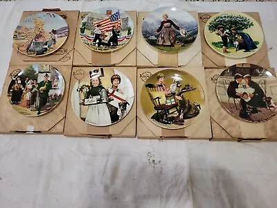 Norman Rockwell's 8 Plates • $110