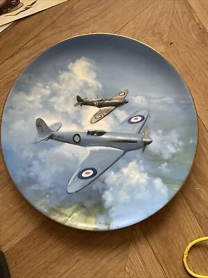 £7.99 • Buy Coalport Aeroplane Plate 50th Anniversary Of The Spitfire 1986