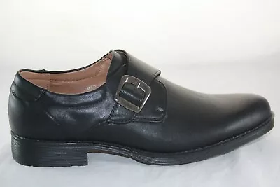 Men's Chemistry Dress Shoe Qhm1612-2 Black Buckle Strap • $29.97