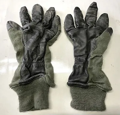 US Military HAU-15/P Cold Weather Intermediate Flyers Gloves Winter VGC • $9.90