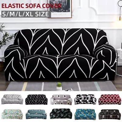 Modern Elastic Sofa Covers For Living Room Sectional Corner Sofa Cover Slipcover • $58.17