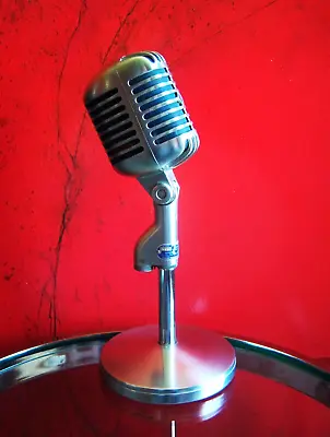 £247.55 • Buy Vintage 1958 Shure 55S Dynamic Cardioid Microphone W E.V 423A Stand Elvis Prop