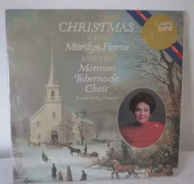 Christmas With Marilyn Horne / Mormon Tabernacle Choir CBS Masterworks Vinyl LP • $10