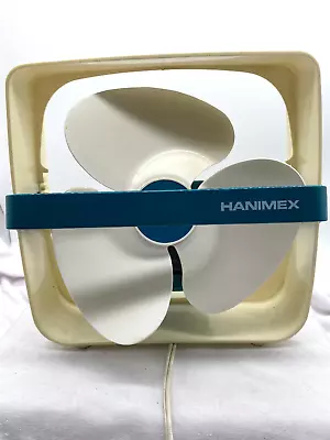 Vintage Hanimex Desk Top Personal Fan 1970's Original Working Adjustable • $65