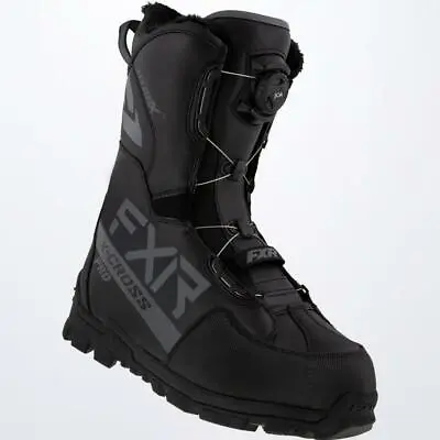 FXR Men's X-Cross BOA Snowmobile Boots Black Ops  10 11 12 13 14 15 220707-1010 • $223.99