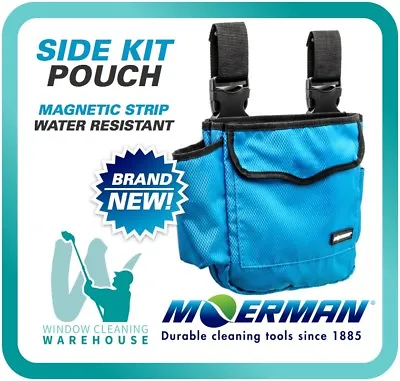 £29.99 • Buy MOERMAN Side Kit POUCH Window Cleaning Tool Cloth Holder Belt Clips Magnetic