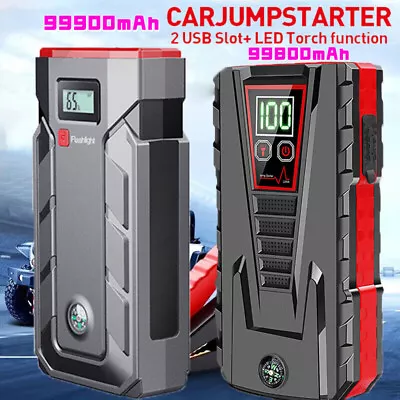 12V 99800mAh Arrancador Cargador De Bateria 5000A Portatil Para Auto Carro Coche • $63.99