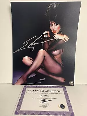 ELVIRA (Cassandra Peterson) Signed Autographed 8x10 Horror Photo AUTO With COA • $48.95